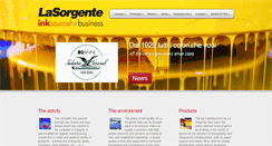 Desktop Screenshot of lasorgenteinchiostri.com